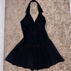 Black Halter Neck Dress